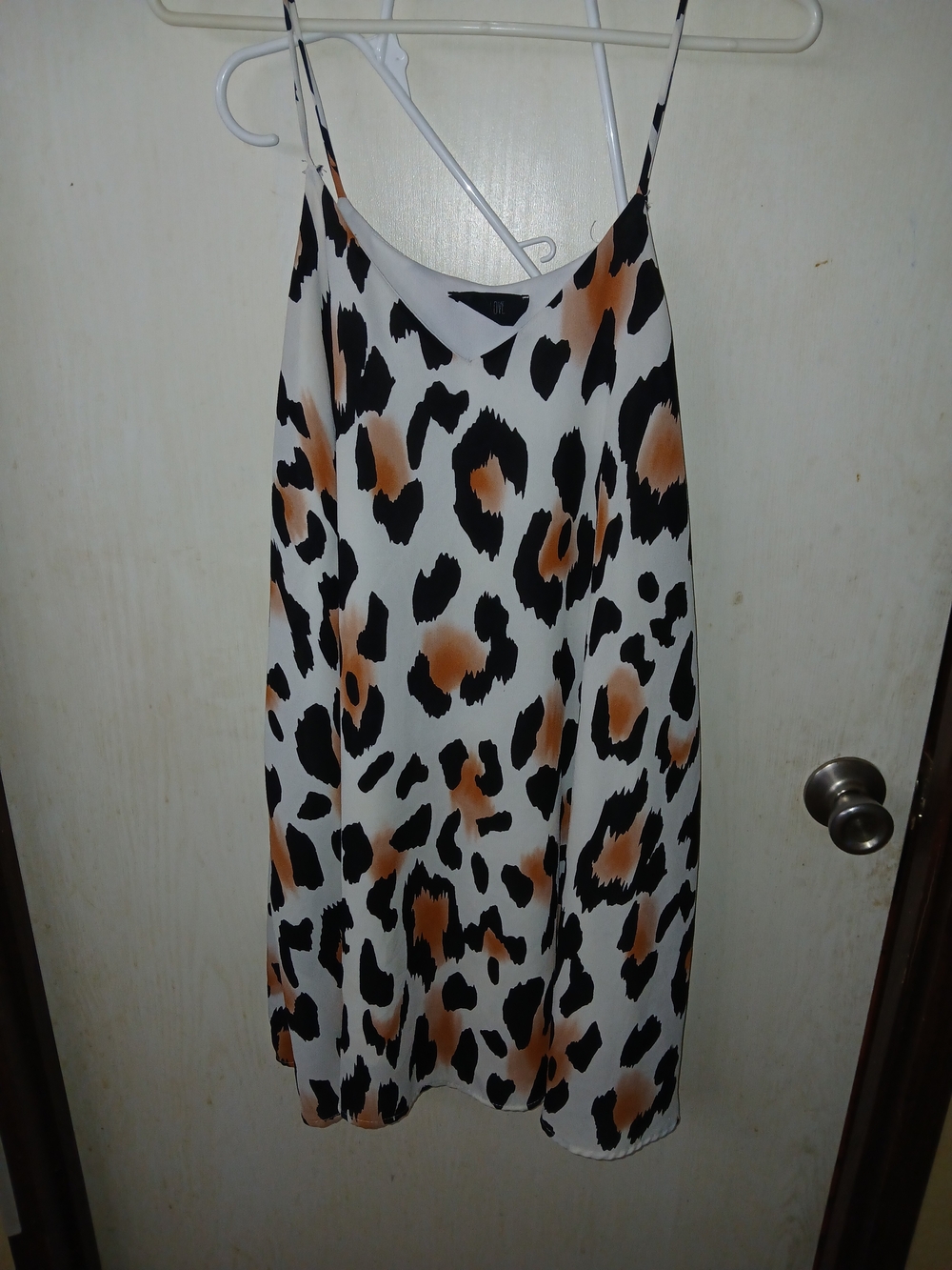 Women's Animal Print A-Line Skirt - Black & Brown